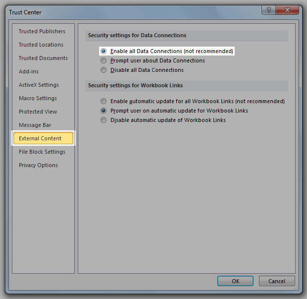 Install the EasyData Excel AddIn Time Series EasyData Help